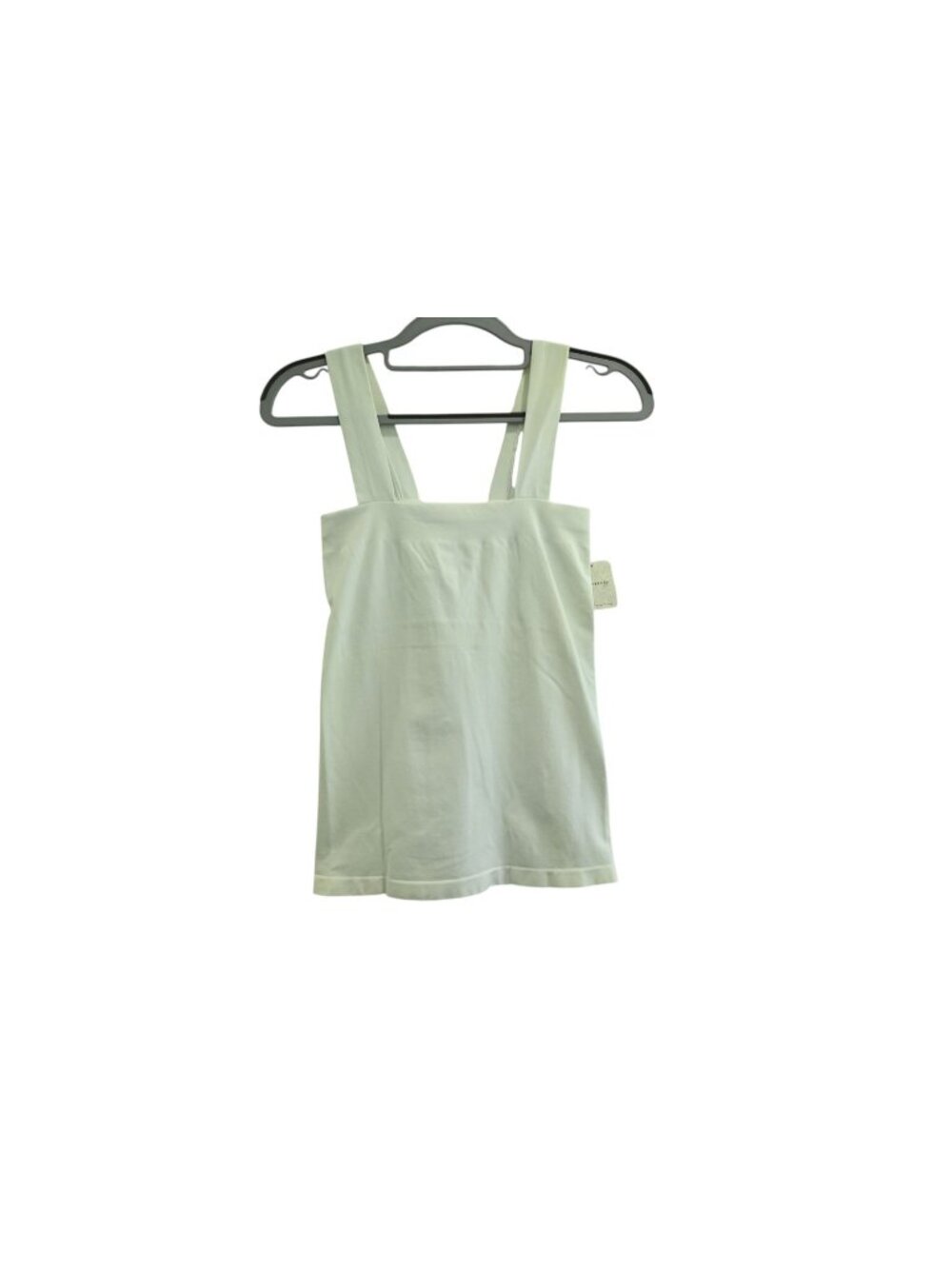 NWD Free People Intimately Clean Lines Square Neck Tank Sz S White Stretch